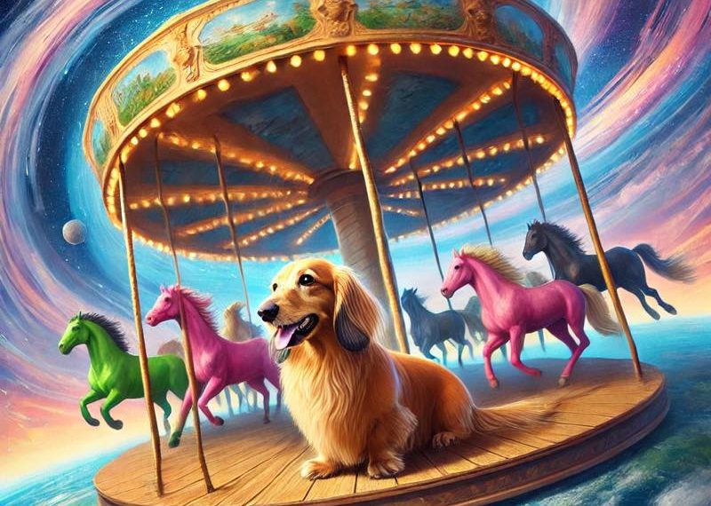 To me, the earth is like a merry-go-round…