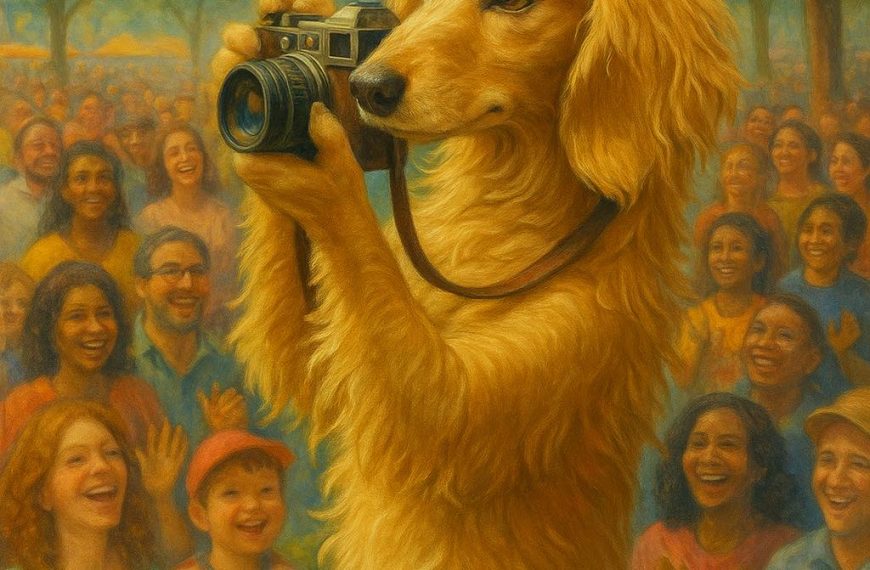 The camera is always moving…