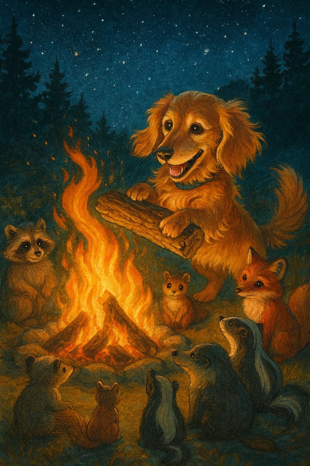 Throw another log on the flame…