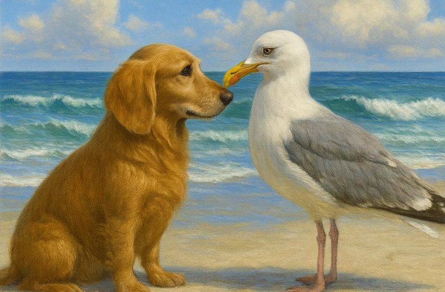Beware of any sea gull that doesn’t fly away…