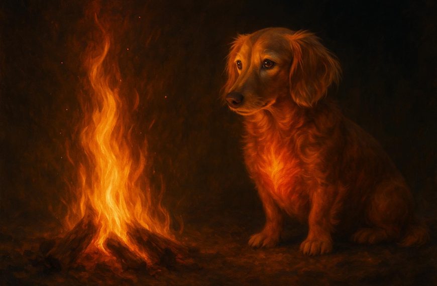 The flames of a fire are like a beautiful flower…